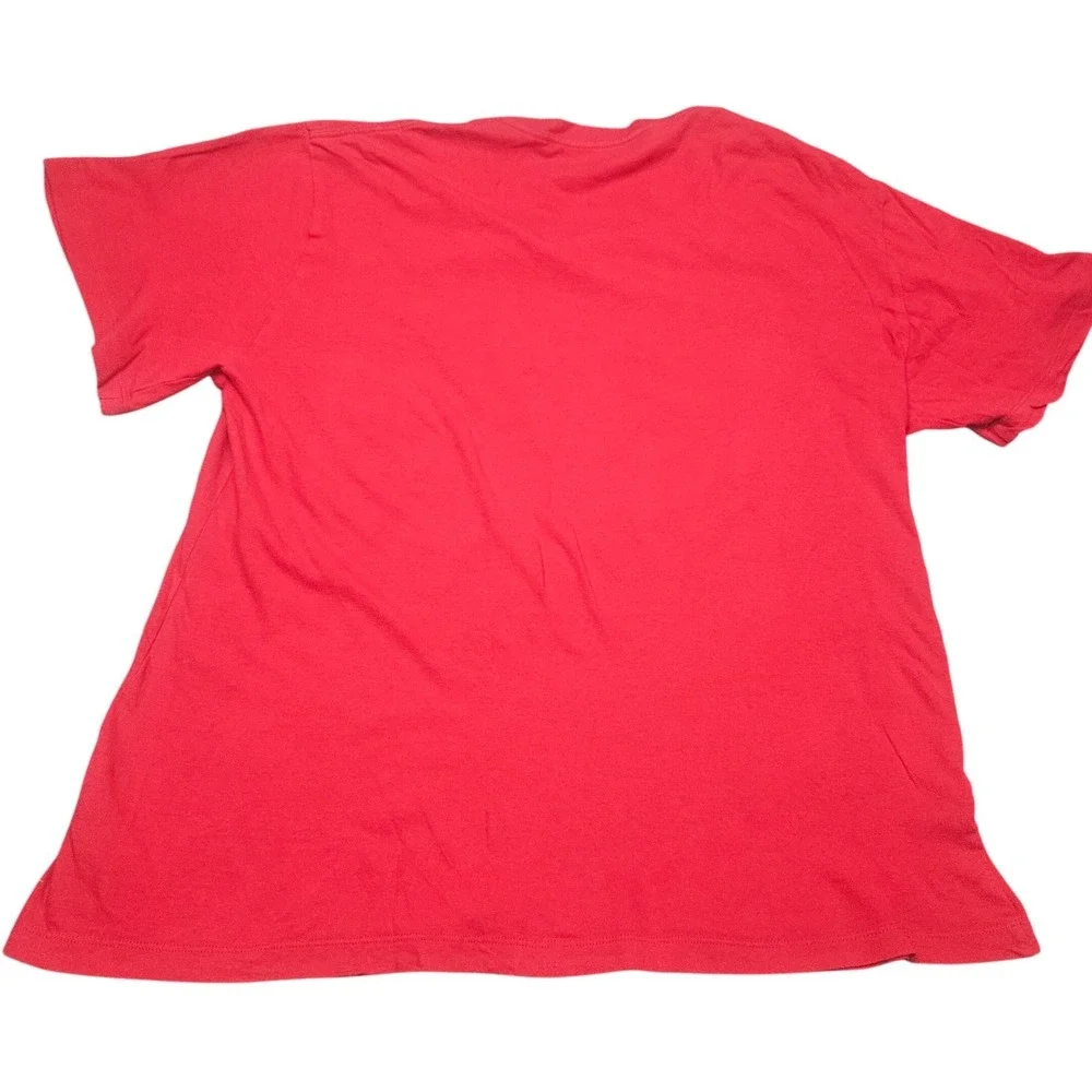 True Religion Chrome Arch TShirt Mens XL Red Graphic Tee Short Sleeve Streetwear